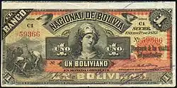 1 boliviano (1892)