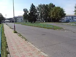 Alstom Česká Lípa, vstupní prostor z dálky