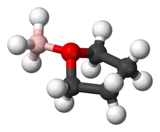 Lewisův adukt mezi boranem a tetrahydrofuranem