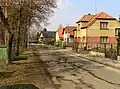 Ulice v jižní části obce
