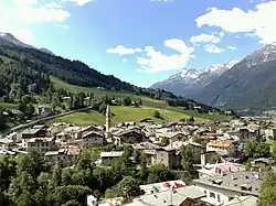Panoramatický pohled na Bormio