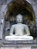 Buddha Amitábha s dhjána-mudrou