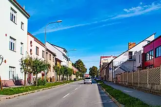 Silnice II/374 v Boskovicích