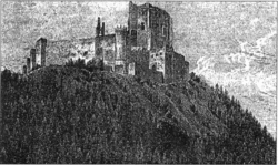 Boskovický hrad 1848