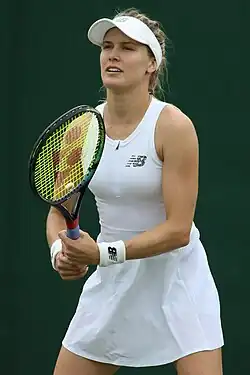 Eugenie Bouchardová ve Wimbledonu 2023
