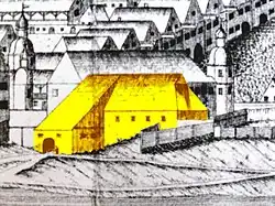 Dolní brána v roce 1716