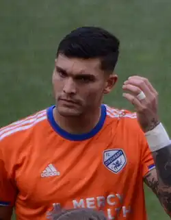 Vázquez v dresu FC Cincinnati v roce 2023