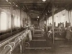 Brandt's Textile Factory in Odense, asi 1920
