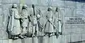 Reliéf se sovětskými vojáky