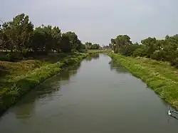 Začátek Malého Dunaje v Bratislavě