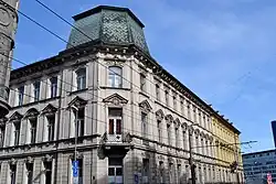 Budova evangelické základní školy a lycea v ulici Palisády 57