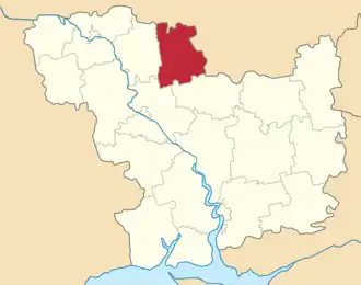 Poloha rajónu v Mykolajivské oblasti