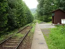 Železniční zastávka Hojsova Stráž-Brčálník