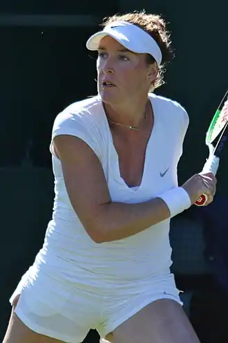 Madison Brengleová ve Wimbledonu 2018