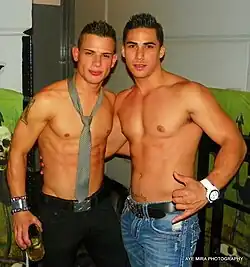 Nejlepší aktiv 2012 Brent Everett (vlevo) a nejlepší herec 2013 Topher DiMaggio