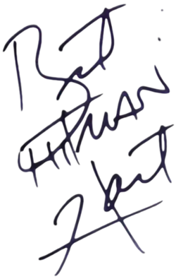 Bret Hart – podpis