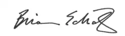 Brian Schatz, podpis