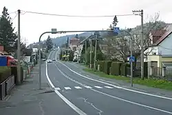 Hlavní silnice v Brnířově