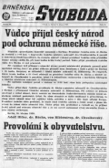 Brněnská Svoboda 1939
