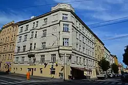 Dům na rohu ulic Úvoz a Gorkého