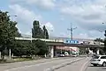 Tramvajový most přes ulici Vídeňskou