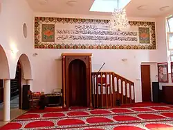 Interiér brněnské mešity