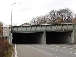 Jihovýchodní portál Husovického tunelu