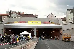 Východní portál Královopolského tunelu