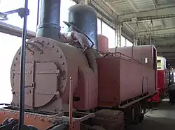 Lokomotiva 400.901 "Žerotín", depozitář MHD, Brno-Líšeň