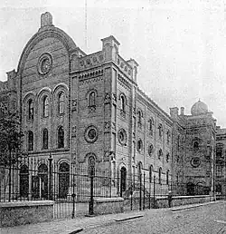 Velká synagoga, zbořená v roce 1939