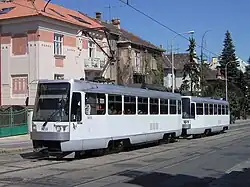 Souprava tramvají Tatra T3R v Brně