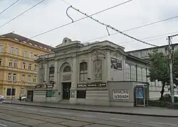 Budova původní městské tržnice z roku 1891 a pozdějšího kina Radost