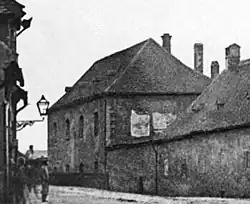 Bývalý kostel svaté Anny kolem poloviny 19. století