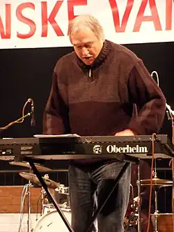 Oldřich Veselý na koncertě E-bandu