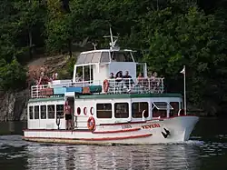 Loď Veveří v roce 2011 na Brněnské přehradě