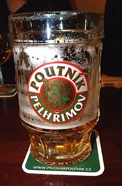 Půllitr piva Poutník