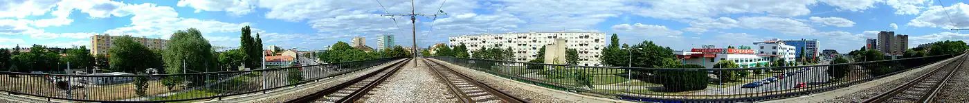 Štýřice - panorama Vídeňské ulice s přilehlým okolím