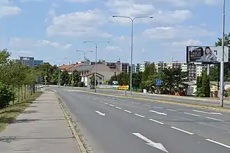 Silnice II/641 v Komárově