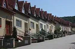 Moravská architektura předzahrádek na okrajích velkých měst.