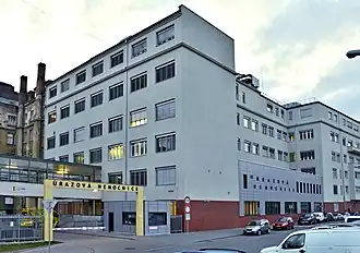 Funkcionalistická Úrazová nemocnice v ulici Ponávka