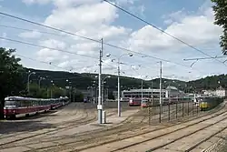 Tramvajová vozovna v Pisárkách