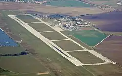 Tuřanské letiště od jihovýchodu