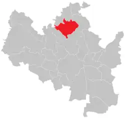 Brno-Řečkovice a Mokrá Hora na mapě