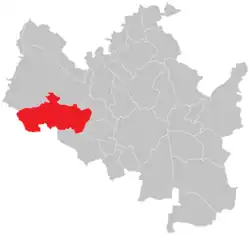 Brno-Žebětín na mapě