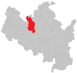 Brno-Komín na mapě