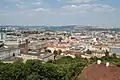 Pohled na část města z hradu