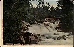 Brome Lake Knowlton Que Falls at the Outlet