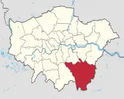 Bromley na mapě