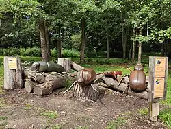 Broukoviště v Zoo Ostrava, dřevěná stavba roku 2017