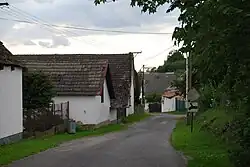 Pohled na část vesnice